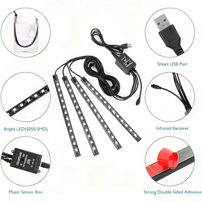 LED машины дотоод гэрэлтүүлгийн иж бүрдэл